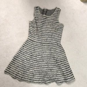 Parker 💗 Silk Size XS Mini Dress Blk/White Print